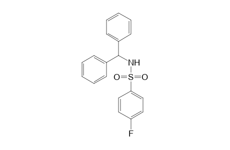 Benzenesulfonamide, 4-fluoro-N-diphenylmethyl-