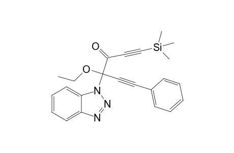 4-(Benzotriazol-1'-yl)-4-ethoxy-6-phenyl-1-(trimethylsilyl)hexa-1,5-diyn-3-one