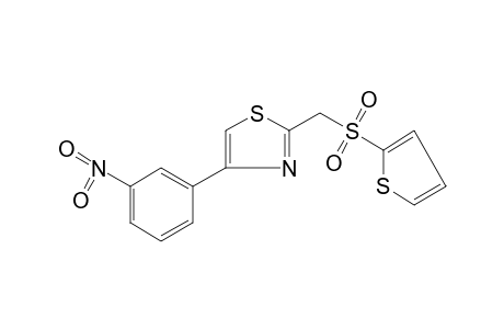 4-(m-nitrophenyl)-2-{[(2-thienyl)sulfonyl]methyl}thiazole