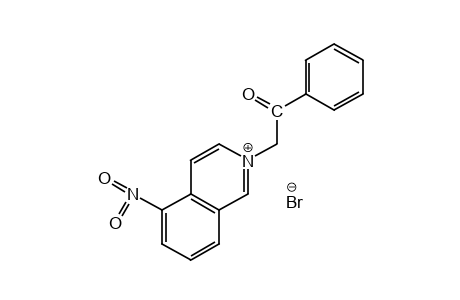 5-nitro-2-phenacylisoquinolinium bromide