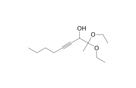 4-Nonyn-3-ol, 2,2-diethoxy-