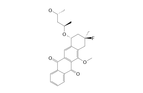 (1'R,3'R,7S,9R)-9-fluoro-7-(3'-hydroxy-1'-methylbutoxy)-11-methoxy-9-methyl-7,8,9,10-tetrahydronaphthacene-5,12-dione