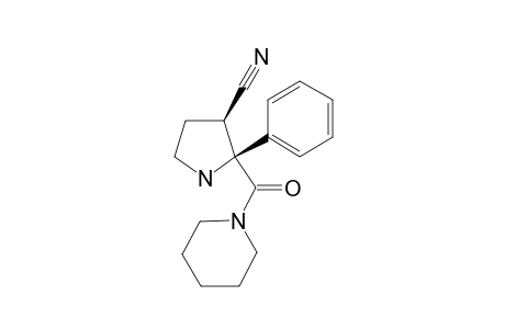 (2S,3R)-2-phenyl-2-(piperidine-1-carbonyl)pyrrolidine-3-carbonitrile