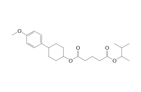 Glutaric acid, 3-methylbut-2-yl 4-(4-methoxyphenyl)cyclohexyl ester