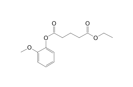 Glutaric acid, ethyl 2-methoxyphenyl ester