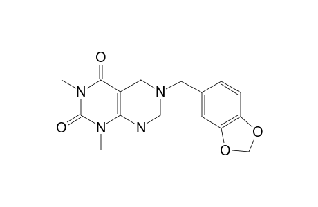 Pyrimido[4,5-d]pyrimidine-2,4(1H,3H)-dione, 6-(1,3-benzodioxol-5-ylmethyl)-5,6,7,8-tetrahydro-1,3-dimethyl-