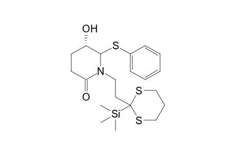 (6R/S,5S)-5-Hydroxy-1-[2-(2-trimethylsilyl-1,3-dithian-2-yl)ethyl]-6-(phenylsulfenyl)piperidin-2-one