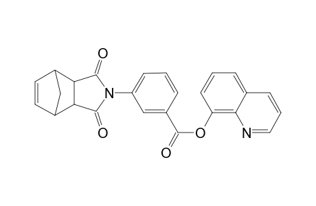 quinolin-8-yl 3-(1,3-dioxo-3a,4,7,7a-tetrahydro-1H-4,7-methanoisoindol-2(3H)-yl)benzoate