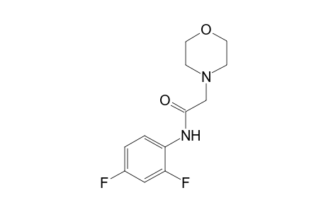 2',4'-difluoro-4-morpholineacetanilide