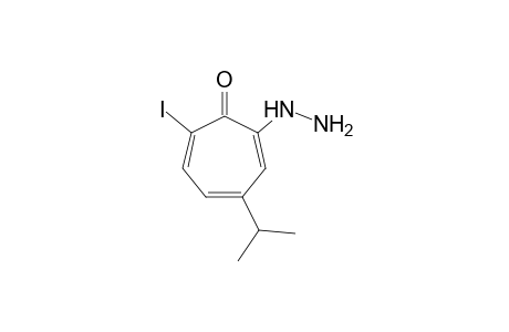 2-hydrazino-7-iodo-4-isopropyl-2,4,6-cycloheptatrien-1-one