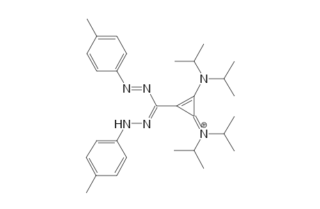 1,2-bis(Diisopropylamino)-3-cyclopropenylio-1,5-bis(p-tolyl)formazan - angular structure