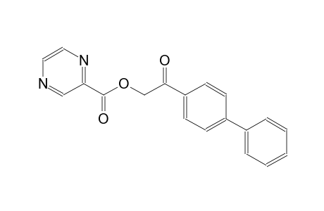 2-[1,1'-Biphenyl]-4-yl-2-oxoethyl 2-pyrazinecarboxylate