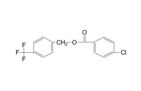 p-(trifluoromethyl)benzyl alcohol, p-chlorobenzoate