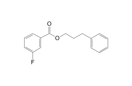 3-Fluorobenzoic acid, 3-phenylpropyl ester