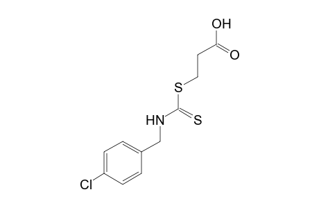 3-Mercaptopropionic acid, (p-chlorobenzyl)dithiocarbamate