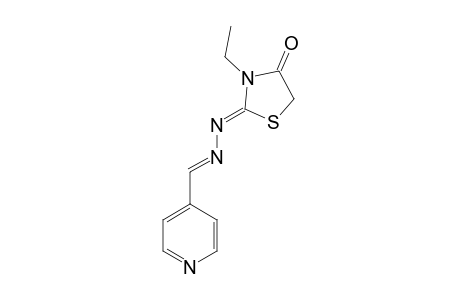 2-[(PYRIDINE-4-YL-METHYLENE)-HYDRAZONO]-3-ETHYL-THIAZOLIDIN-4-ONE