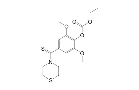 2,6-dimethoxy-4-[thiomorpholino(thiocarbonyl)]phenol, ethyl carbonate