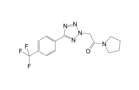 1-(1-pyrrolidinyl)-2-[5-[4-(trifluoromethyl)phenyl]-2-tetrazolyl]ethanone