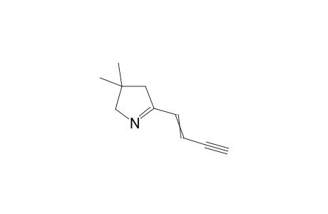 4-(4',4'-Dimethyl-delta-1'-pyrrolin-2'-yl)-1-butyn-3-ene