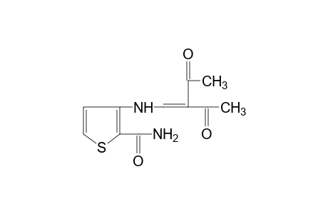 3-[(2-acetyl-3-oxo-1-butenyl)amino]-2-thiophenecarboxamide