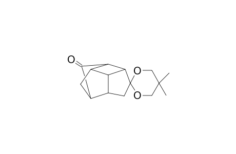 Spiro[1,3-dioxane-2,5'-[2,4,7]metheno[5H]inden]-3'(2'H)-one, hexahydro-5,5-dimethyl-, (.+-.)-