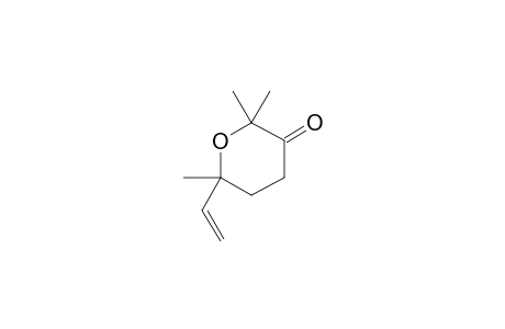 2H-Pyran-3(4H)-one, 6-ethenyldihydro-2,2,6-trimethyl-