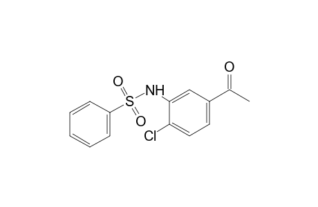 5'-acetyl-2'-chlorobenzenesulfonanilide