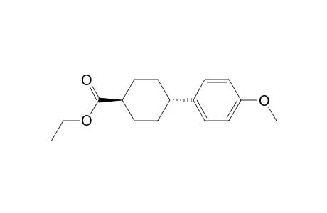 Ethyl trans-4-(4-methoxyphenyl)cyclohexane carboxylate