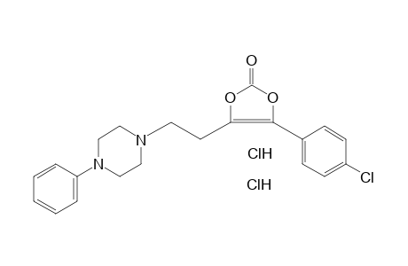 1-(p-chlorophenyl)-4-(4-phenyl-1-piperazinyl)-1-butene-1,2-diol, cyclic carbonate, dihydrochloride