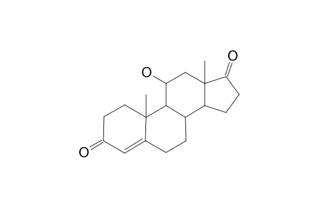 Androst-4-ene-3,17-dione, 11-hydroxy-, (11.beta.)-