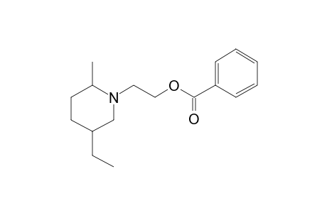 1-(2-Benzoyloxyethyl)-5-ethyl-2-methylpiperidine