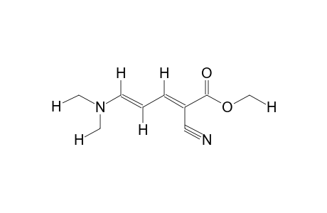 2-CYANO-5-DIMETHYLAMINO-2E,4E-PENTADIENOIC ACID, METHYL ESTER