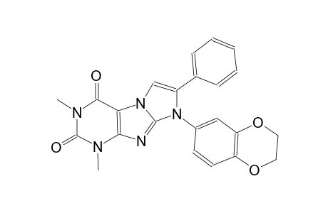 8-(2,3-dihydro-1,4-benzodioxin-6-yl)-1,3-dimethyl-7-phenyl-1H-imidazo[2,1-f]purine-2,4(3H,8H)-dione