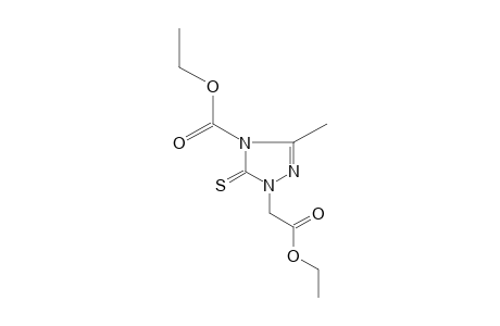 4-carboxy-3-methyl-5-thioxo-delta2-1,2,4-triazoline-1-acetic acid, diethyl ester