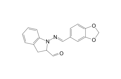 2-Formyl-1-(3,4-methylidenebenzylideneamino)-indoline