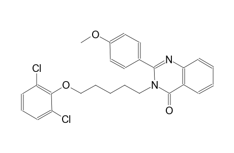 3-[5-(2,6-dichlorophenoxy)pentyl]-2-(4-methoxyphenyl)-4(3H)-quinazolinone