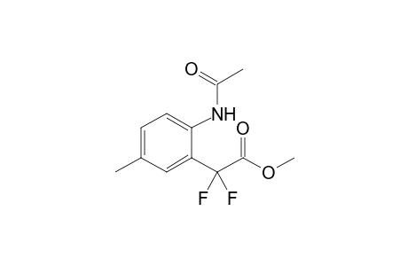 METHYL-2-(2-ACETAMIDO-5-METHYLPHENYL)-2,2-DIFLUOROACETATE