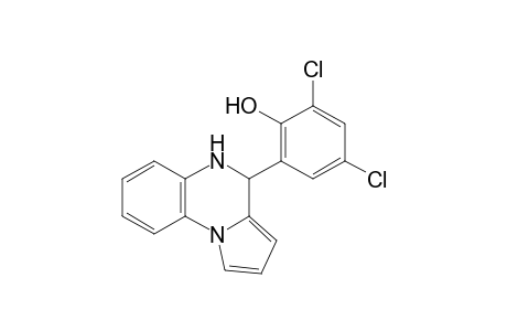 2,4-dichloro-6-(4,5-dihydropyrrolo[1,2-a]quinoxalin-4-yl)phenol