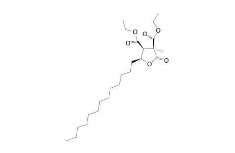(3S,4S,5S)-Diethyl 3-methyl-2-oxo-5-tridecyltetrahydrofuran-3,4-dicarboxylate
