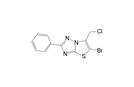 5-Bromo-6-(chloromethyl)-2-phenyl[1,3]thiazolo[3,2-b][1,2,4]triazole