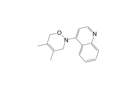 Quinoline, 4-(3,6-dihydro-4,5-dimethyl-2H-1,2-oxazin-2-yl)-