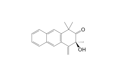 3-Hydroxy-1,1,3-trimethyl-4-methylene-3,4-dihydroanthracen-2(1H)-one