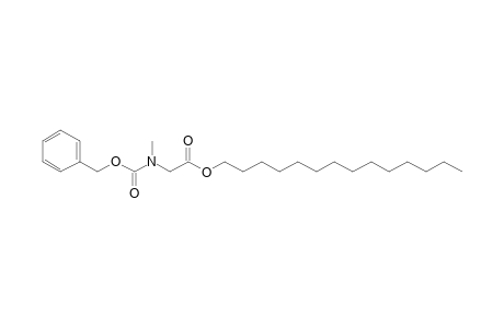 Sarcosine, N-benzyloxycarbonyl-, tetradecyl ester