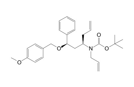 N-allyl-N-[(1R)-1-[(2R)-2-p-anisyloxy-2-phenyl-ethyl]but-3-enyl]carbamic acid tert-butyl ester