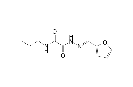 2-(Furfurylidenehydrazino)-2-oxo-n-propylacetamide