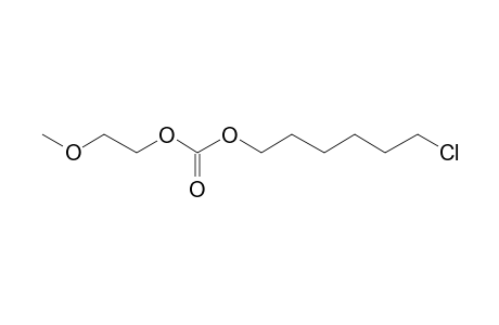 Carbonic acid, 6-chlorohexyl 2-methoxyethyl ester