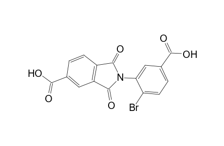 1H-isoindole-5-carboxylic acid, 2-(2-bromo-5-carboxyphenyl)-2,3-dihydro-1,3-dioxo-