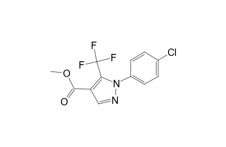 1-(4-Chlorophenyl)-5-(trifluoromethyl)-1H-pyrazole-4-carboxylic acid, methyl ester