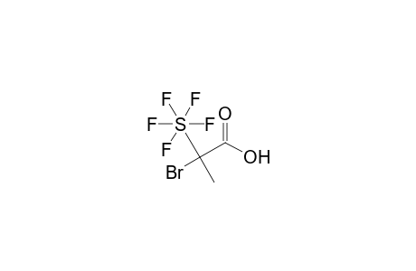 2-Bromo-2-(pentafluorothio)propionic acid