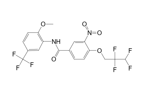 N-(2-Methoxy-5-trifluoromethyl-phenyl)-3-nitro-4-(2,2,3,3-tetrafluoro-propoxy)-benzamide